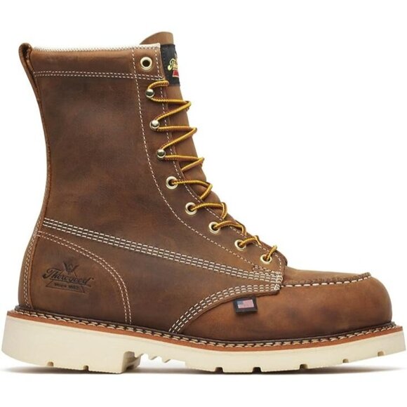 Thorogood American Heritage 8” Steel Toe Work Boots for Men 804-4378 New - Picture 1 of 4